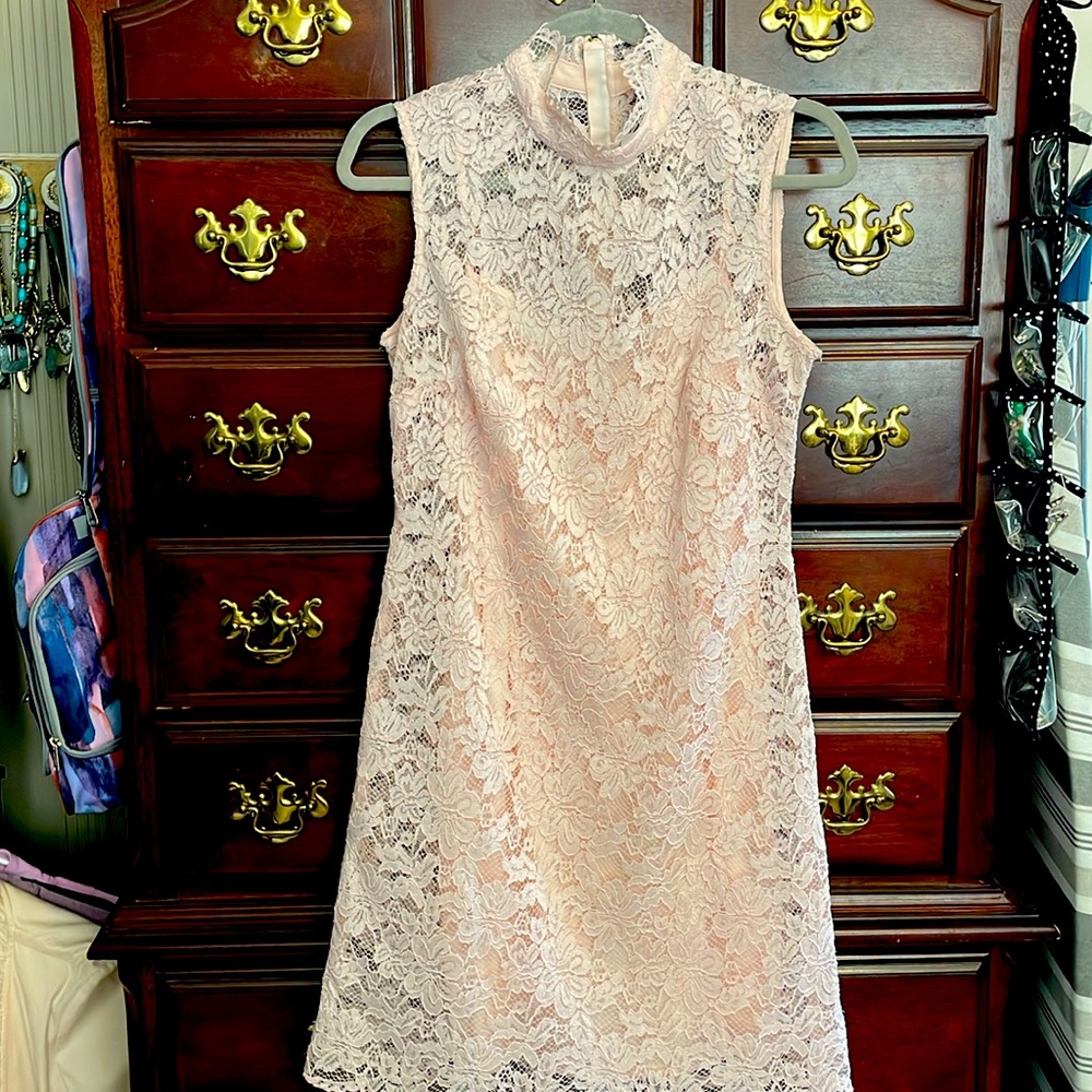 Women’s lined lace dress, size 8
